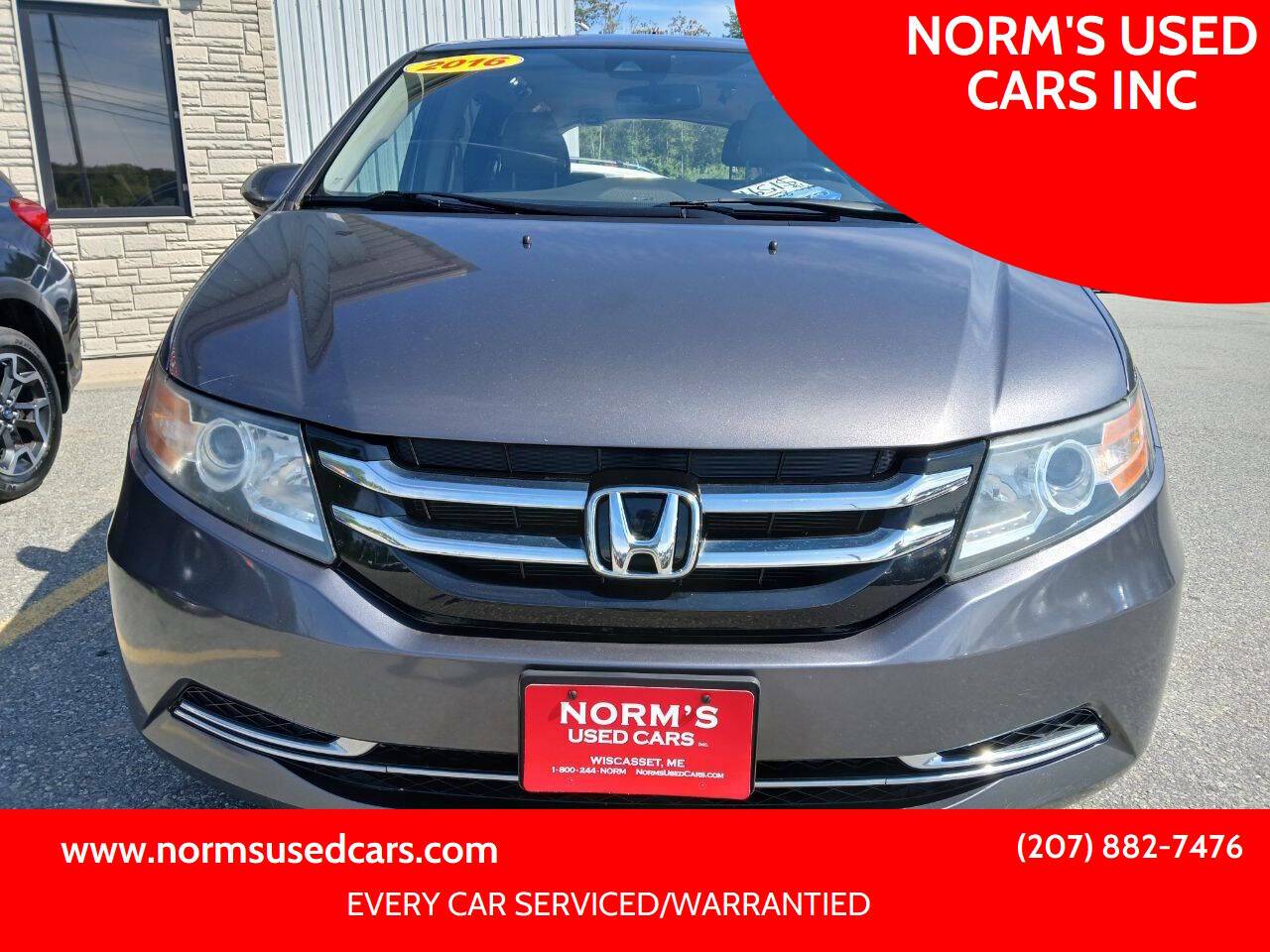 2016 Honda Odyssey EX-L — Minivan — 113,095 mi — Wiscasset, ME