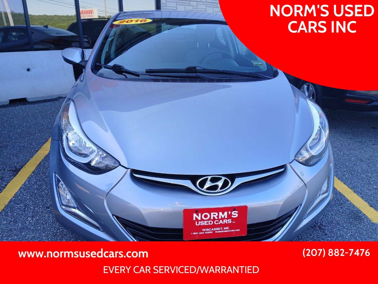 2016 Hyundai Elantra SE — Sedan — 57,496 mi — Wiscasset, ME