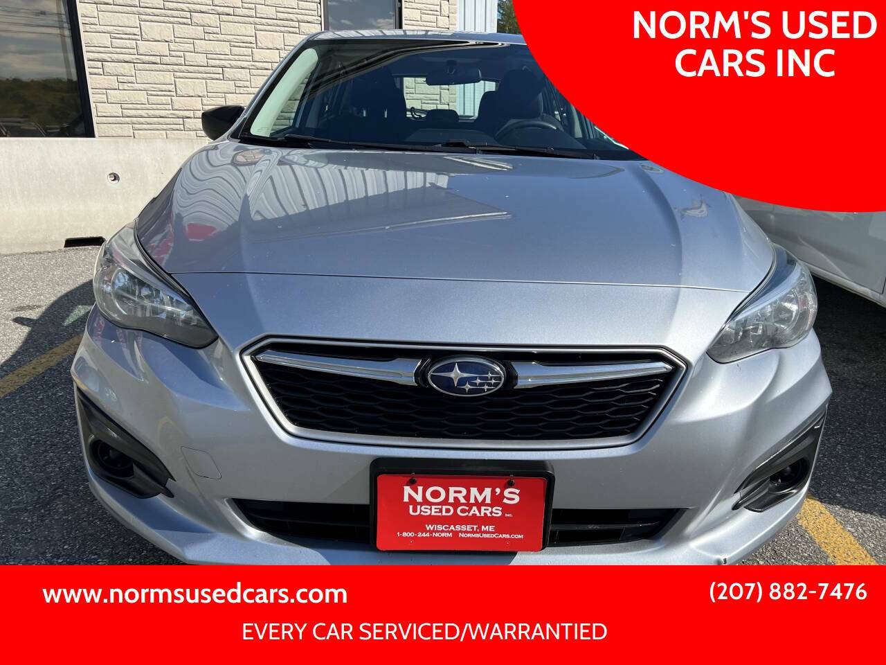 2018 Subaru Impreza 2.0i — Hatchback — 121,930 mi — Wiscasset, ME
