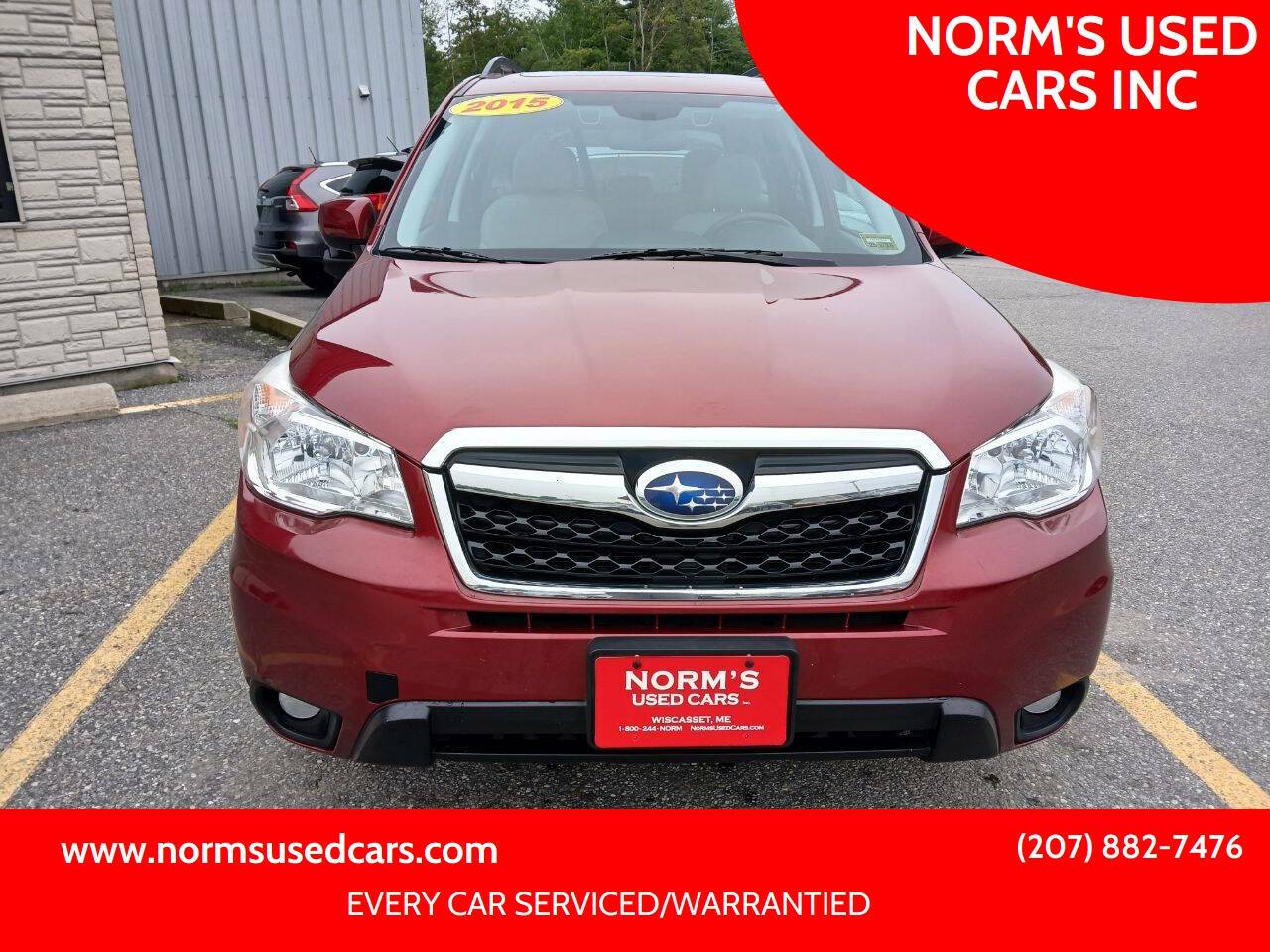 2015 Subaru Forester 2.5i Premium — SUV — 135,403 mi — Wiscasset, ME