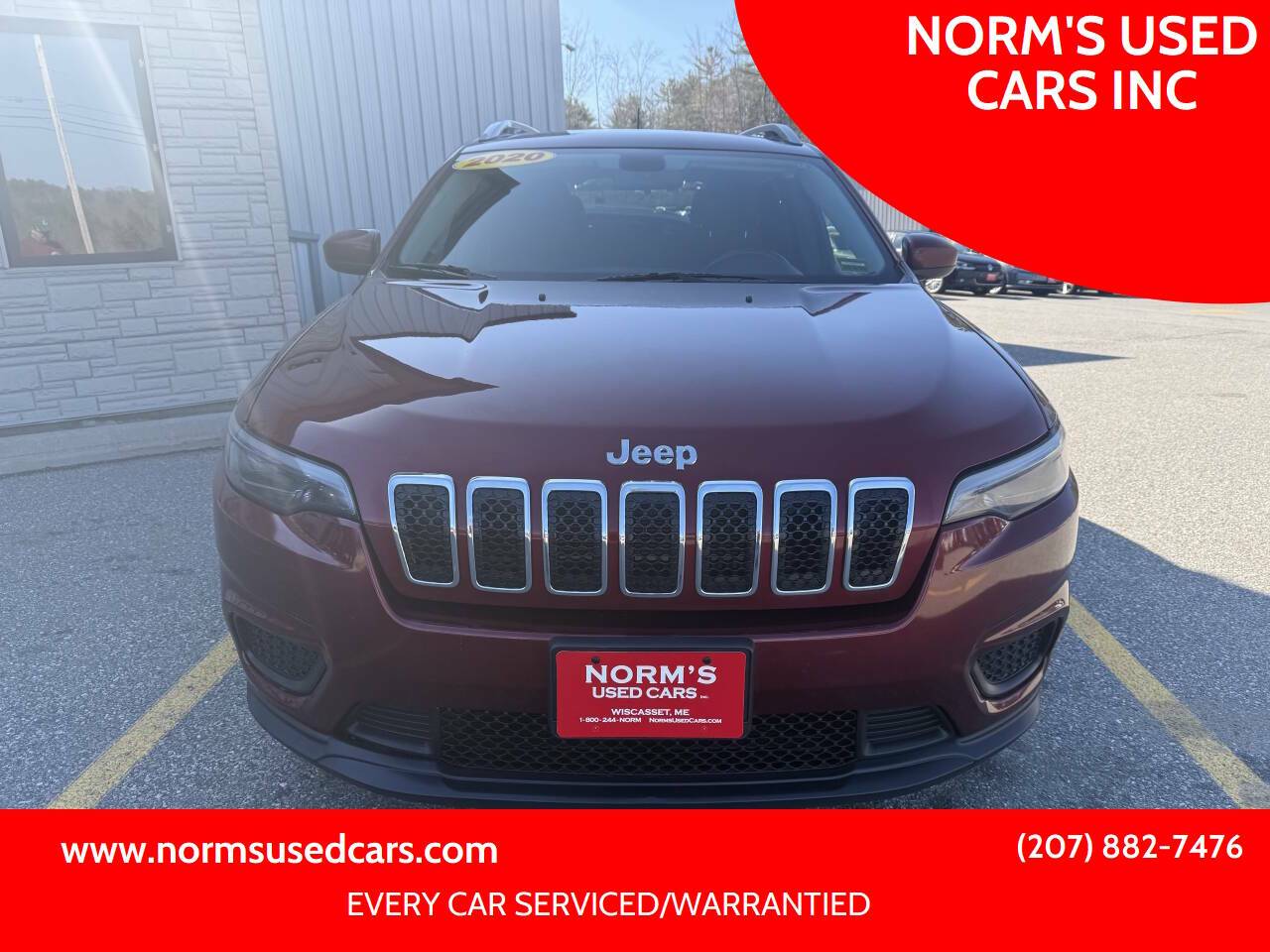 2020 Jeep Cherokee Latitude — SUV — 116,657 mi — Wiscasset, ME