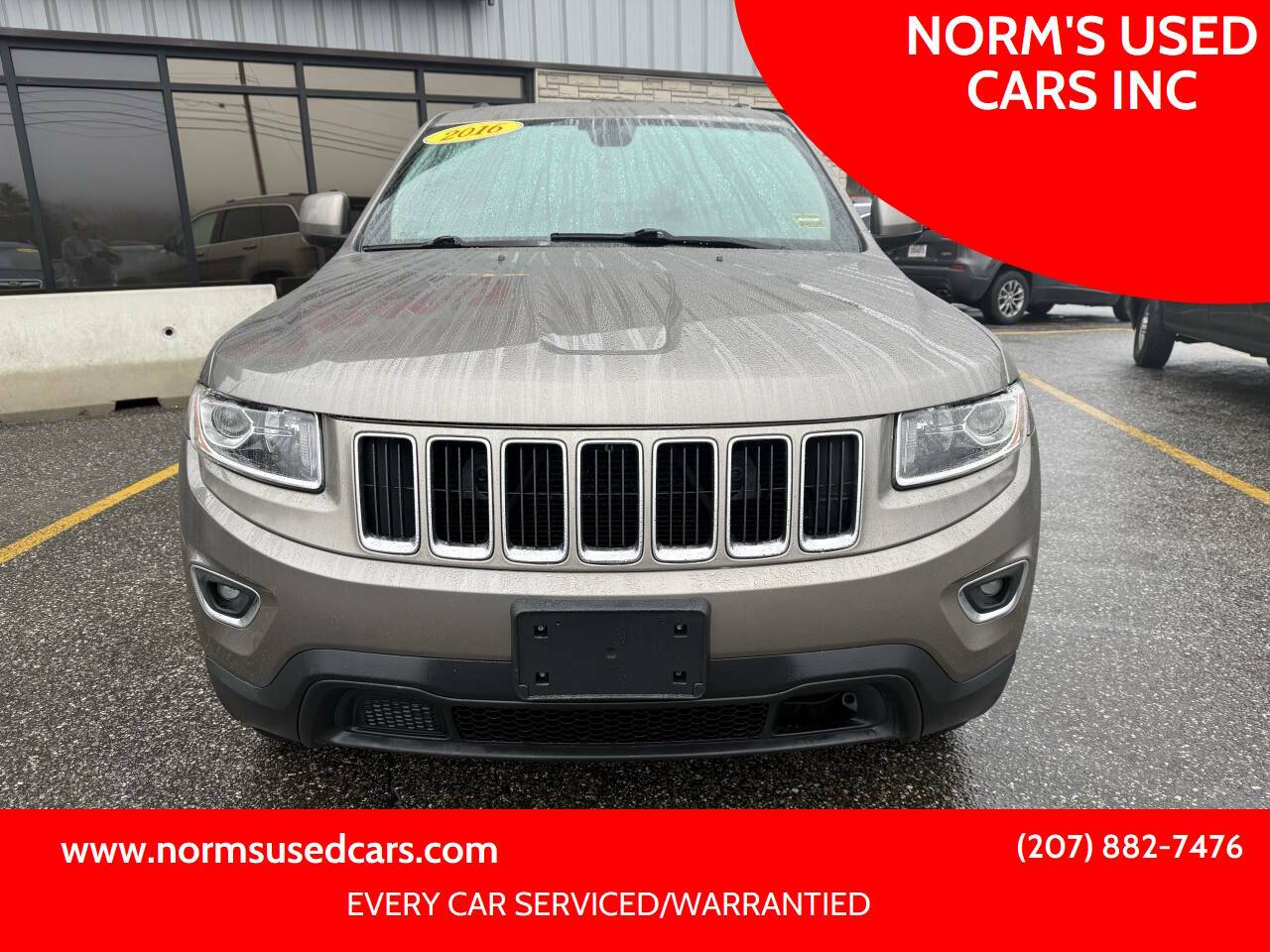 2016 Jeep Grand Cherokee Laredo — SUV — 67,322 mi — Wiscasset, ME