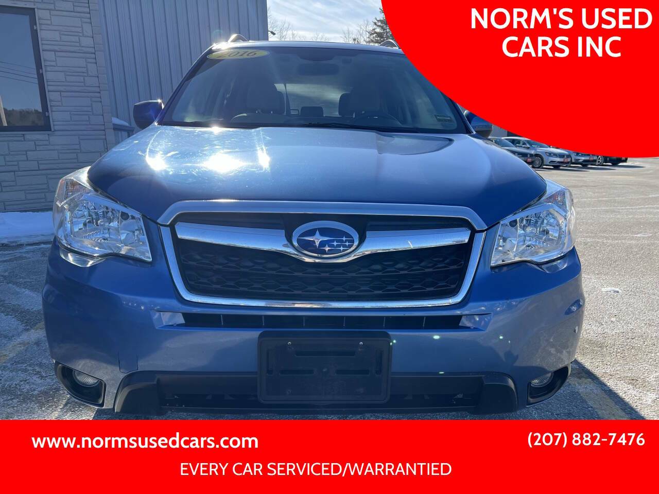 2016 Subaru Forester 2.5i Premium — SUV — 123,443 mi — Wiscasset, ME