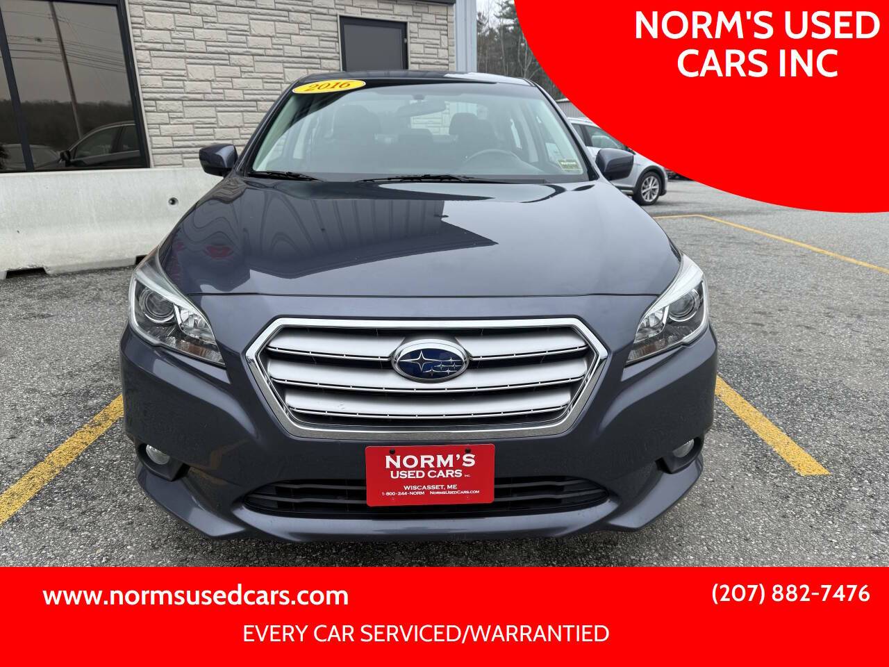 2016 Subaru Legacy 2.5i Premium — Sedan — 69,118 mi — Wiscasset, ME