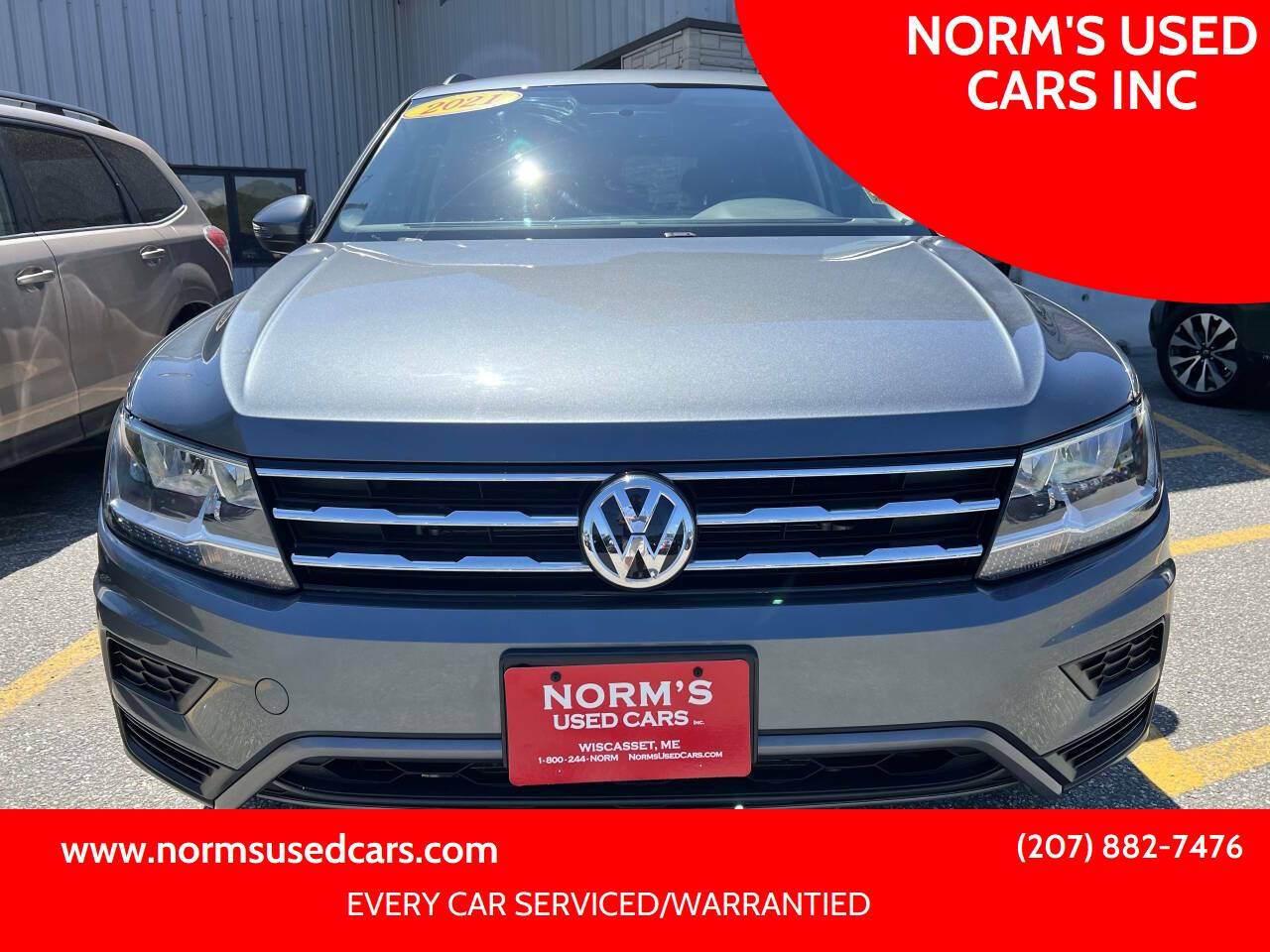 2021 Volkswagen Tiguan S — SUV — 37,872 mi — Wiscasset, ME