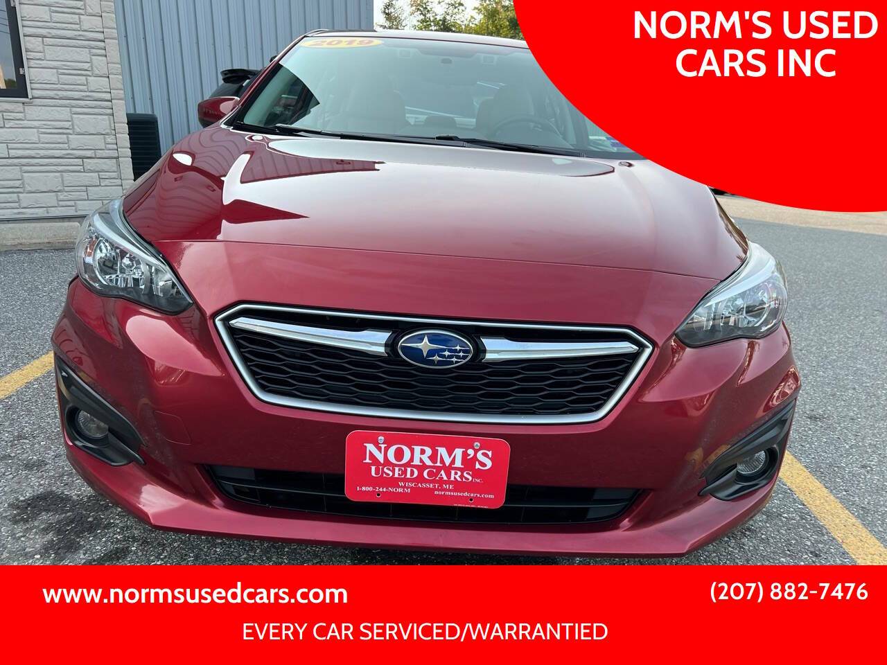 2019 Subaru Impreza 2.0i Premium — Sedan — 60,013 mi — Wiscasset, ME