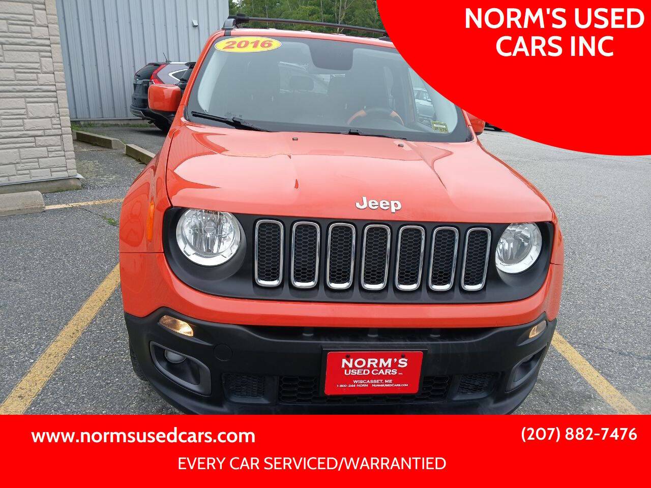2016 Jeep Renegade Latitude — SUV — 72,083 mi — Wiscasset, ME