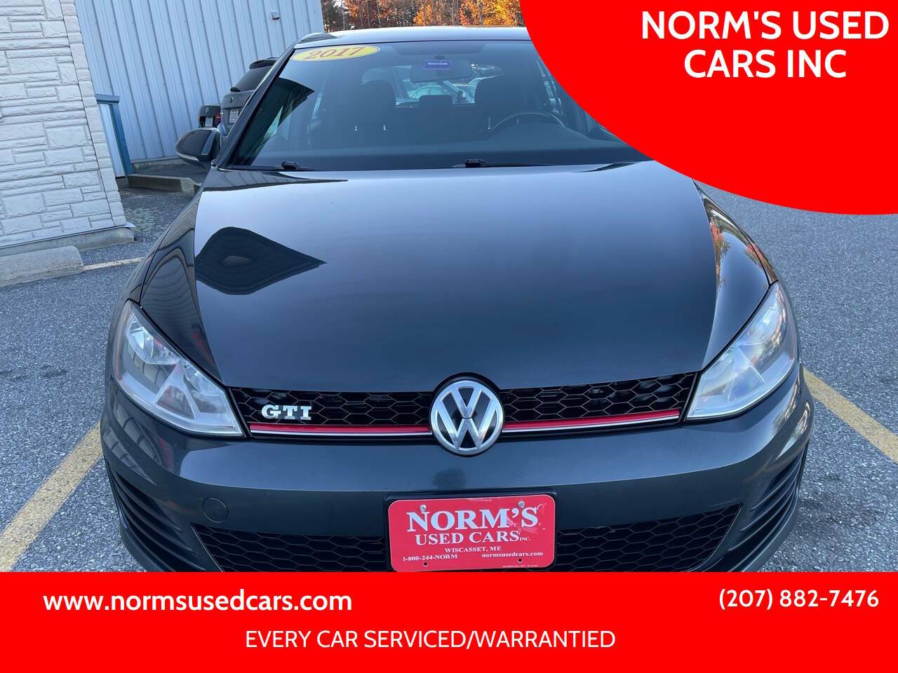 2017 Volkswagen Golf GTI S — Hatchback — 126,712 mi — Wiscasset, ME