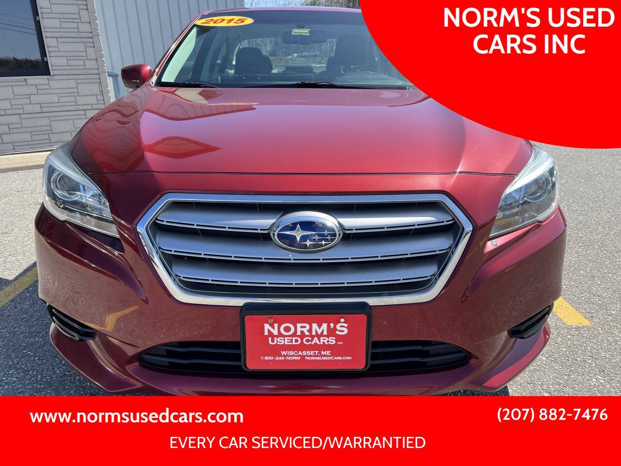 2015 Subaru Legacy 2.5i Premium — Sedan — 96,400 mi — Wiscasset, ME