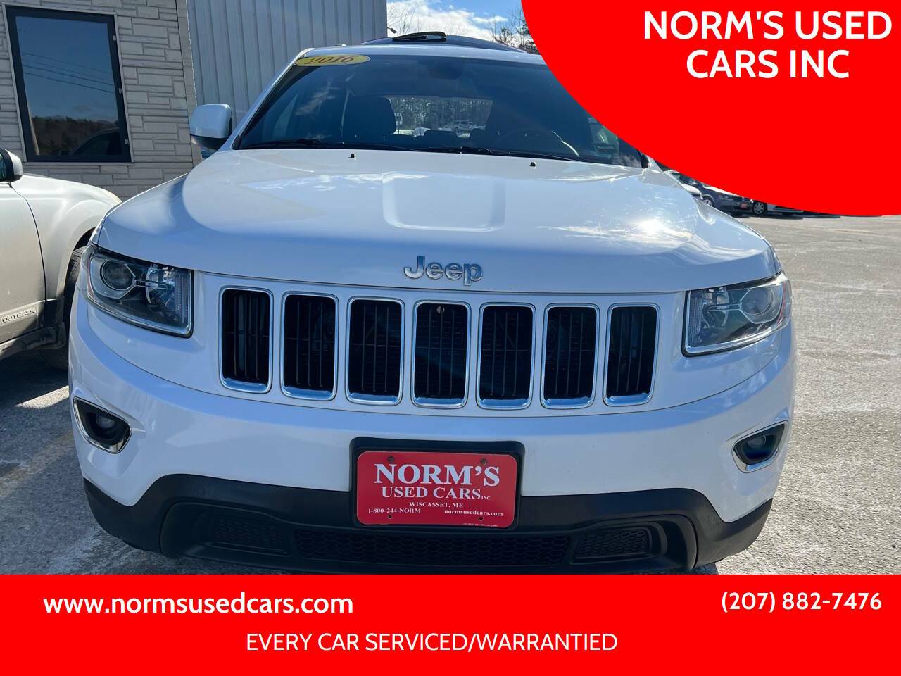 2016 Jeep Grand Cherokee Laredo — SUV — 74,407 mi — Wiscasset, ME