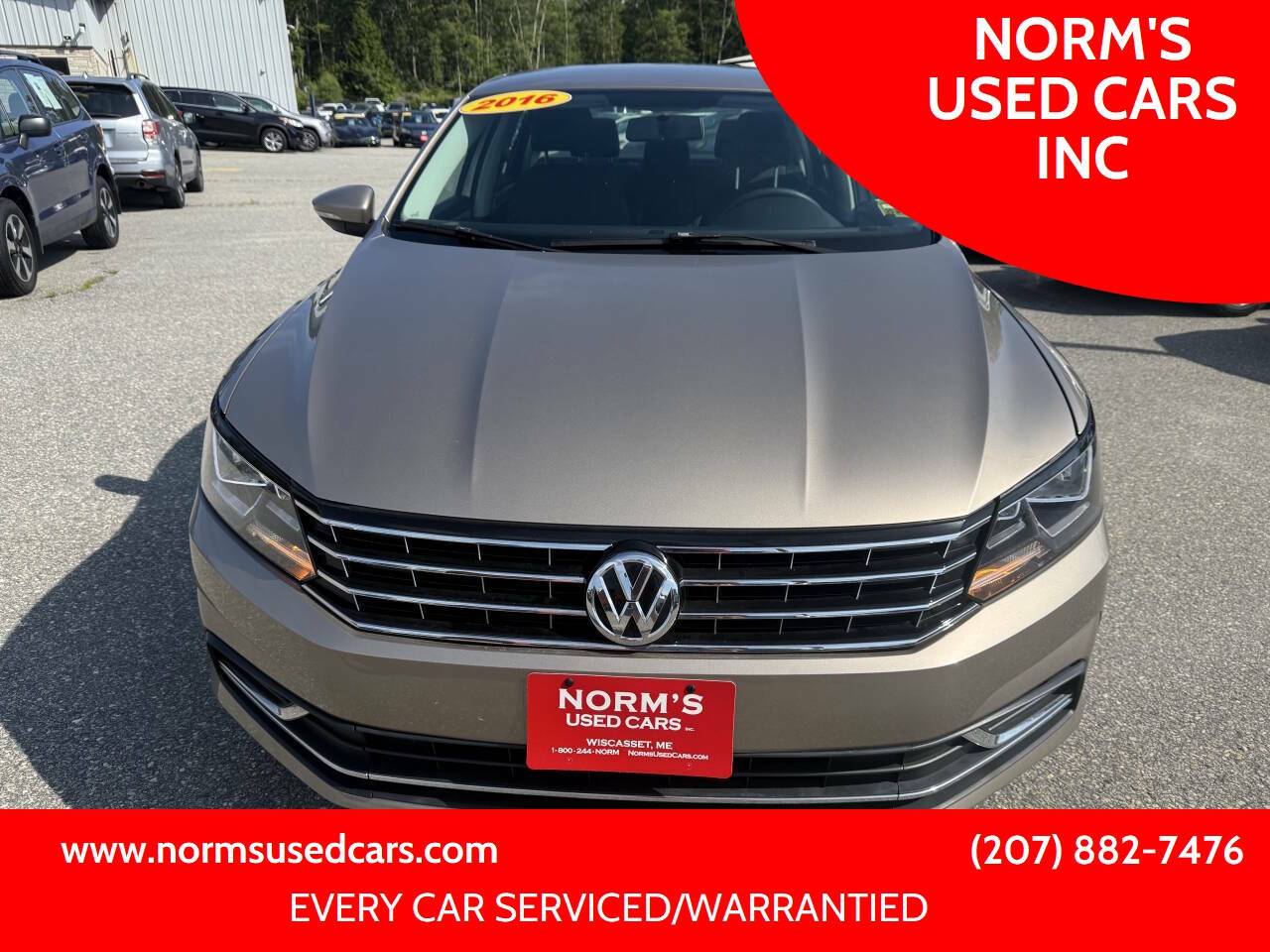 2016 Volkswagen Passat 1.8T S — Sedan — 114,457 mi — Wiscasset, ME