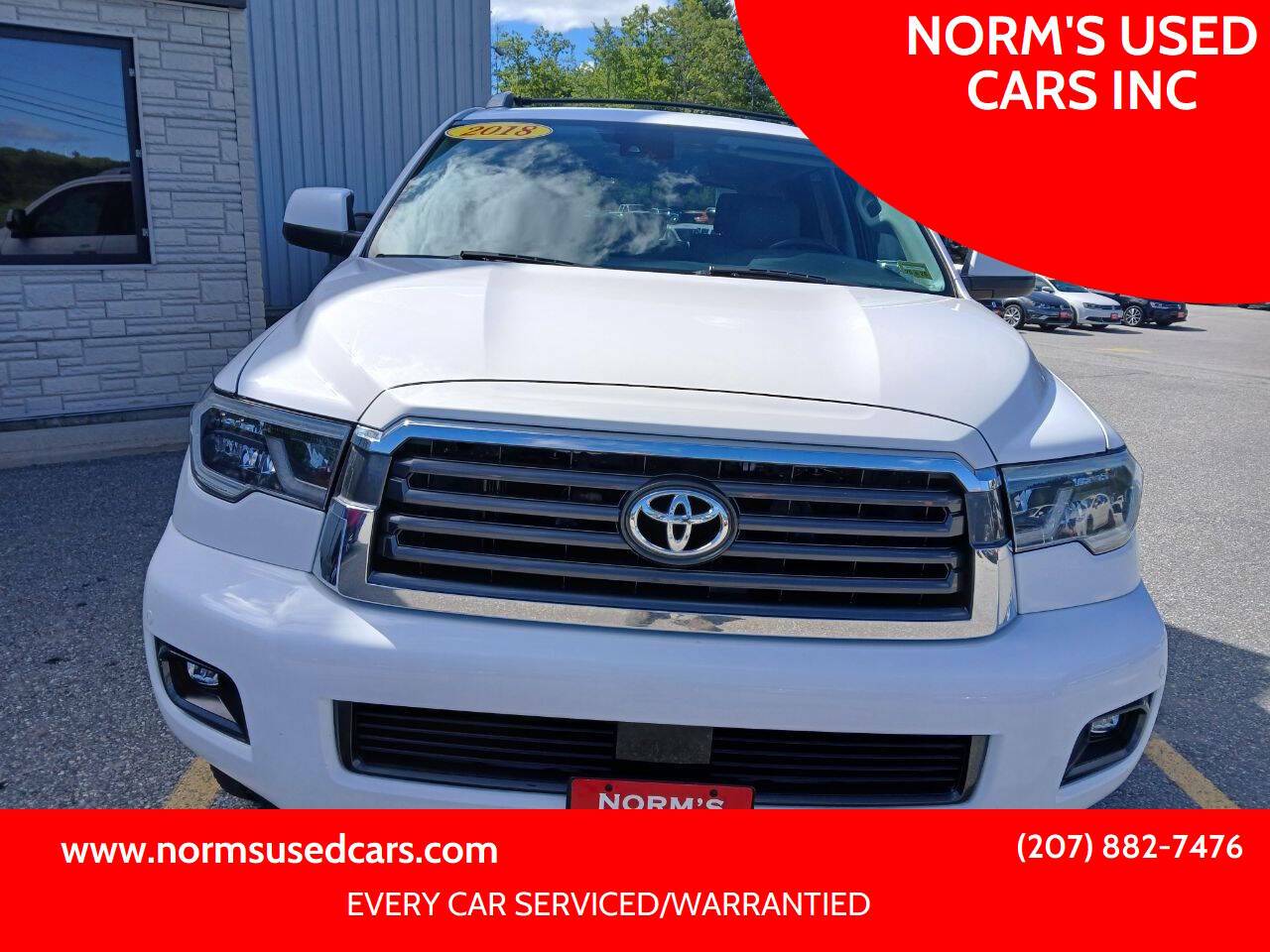 2018 Toyota Sequoia SR5 — SUV — 129,744 mi — Wiscasset, ME