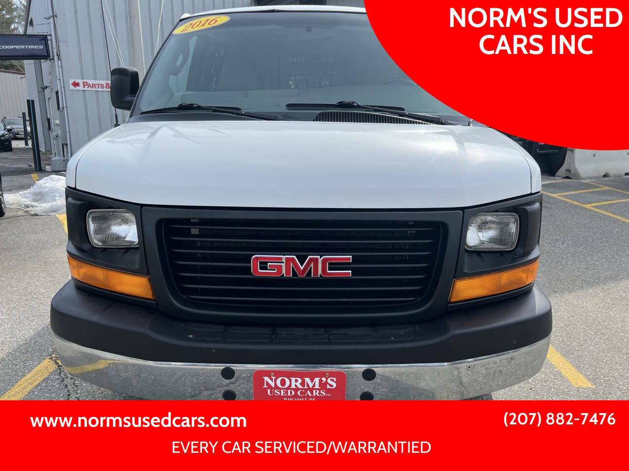 2016 GMC Savana Cargo Van Base — Cargo Van — 139,638 mi — Wiscasset, ME