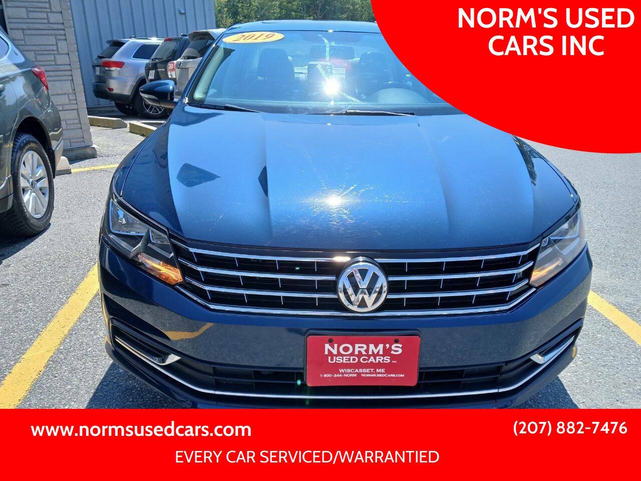 2019 Volkswagen Passat Wolfsburg Edition — Sedan — 57,567 mi — Wiscasset, ME