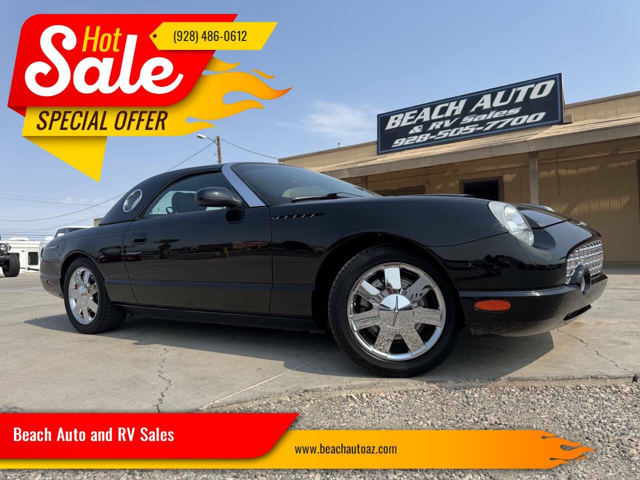 2002 Ford Thunderbird Deluxe — Convertible — 71,638 mi — Lake Havasu City, AZ