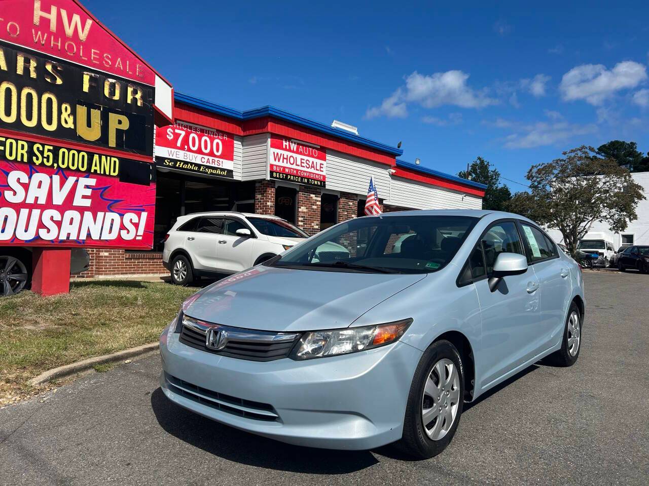 2012 Honda Civic LX — Sedan — 158,294 mi — Norfolk, VA
