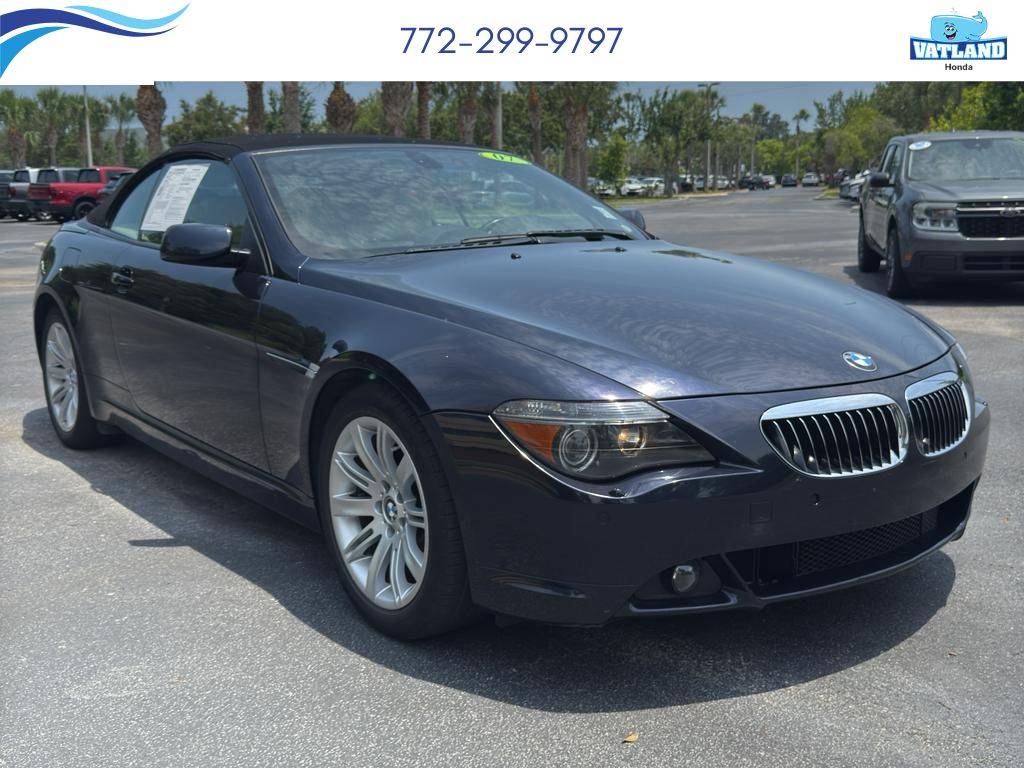 2007 BMW 6 Series 650i — Convertible — 52,409 mi — Vero Beach, FL