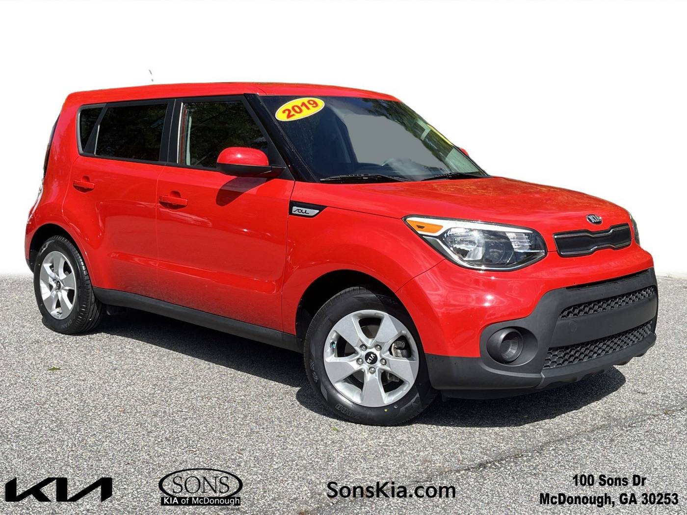2019 Kia Soul Base — Hatchback — 38,688 mi — McDonough, GA