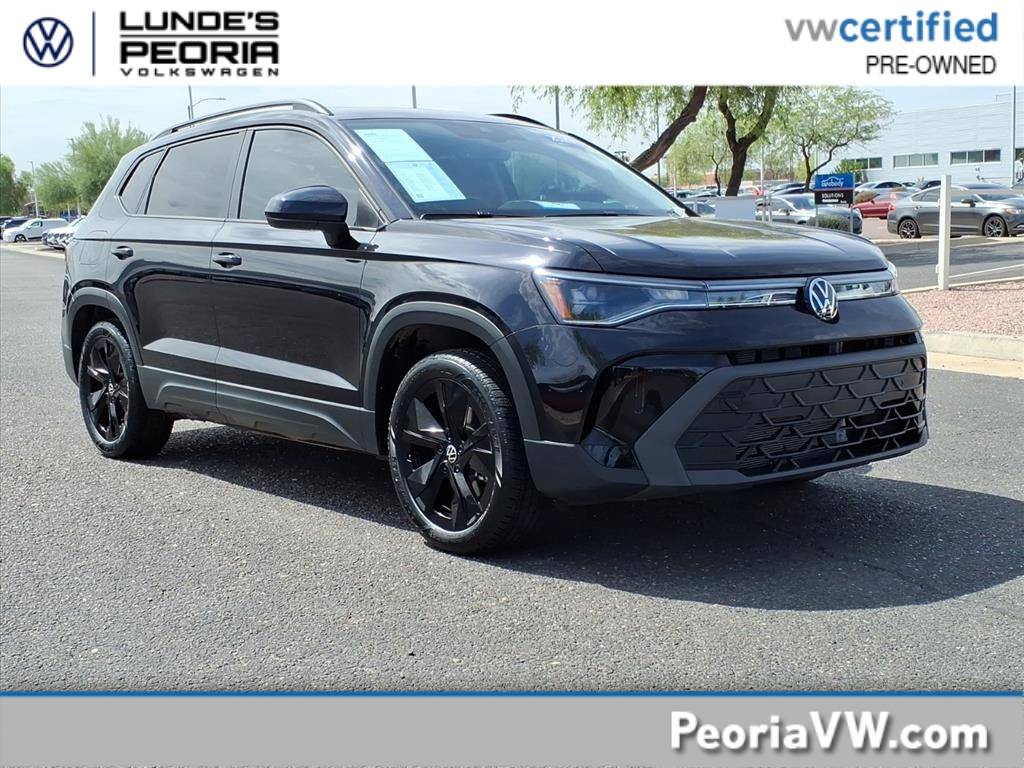 2025 Volkswagen Taos SE Black — SUV — 7,296 mi — Peoria, AZ