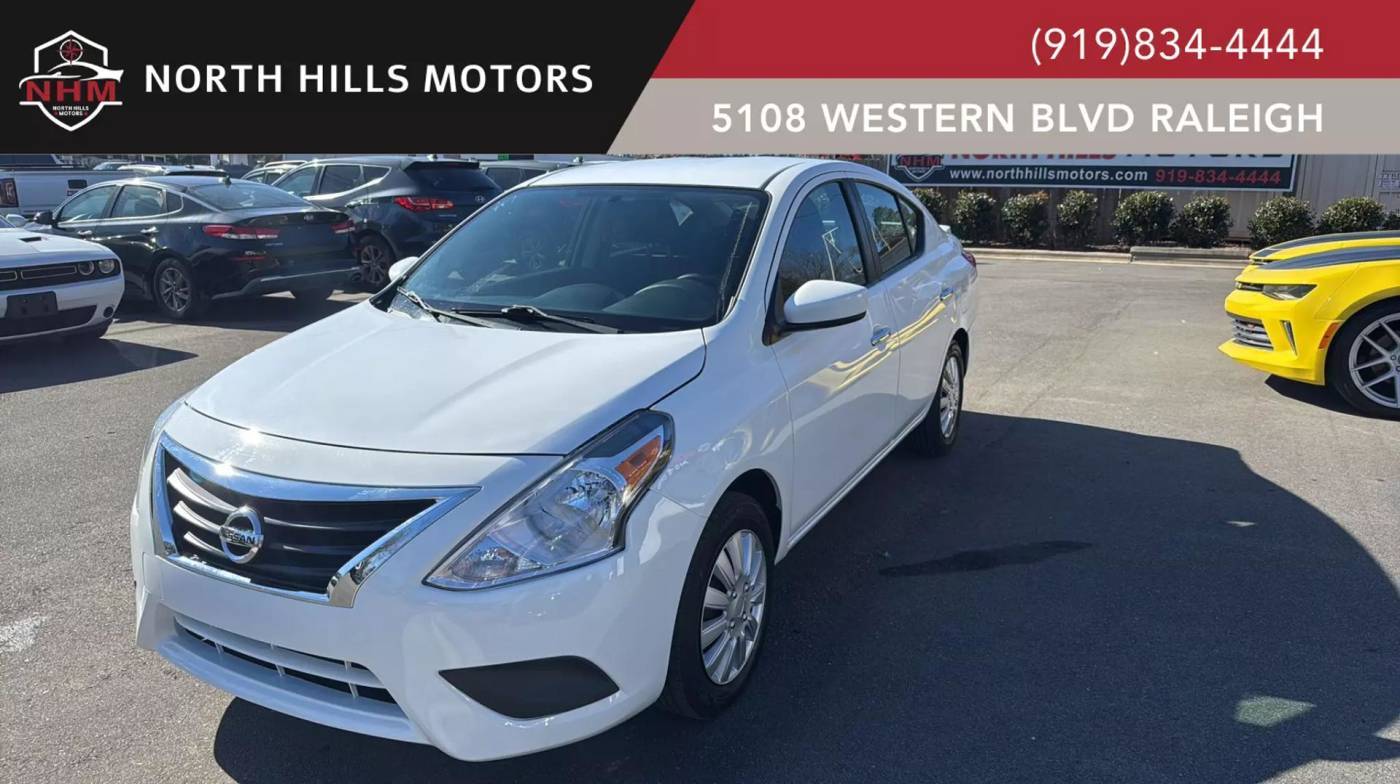 2019 Nissan Versa SV — Sedan — 80,026 mi — Raleigh, NC