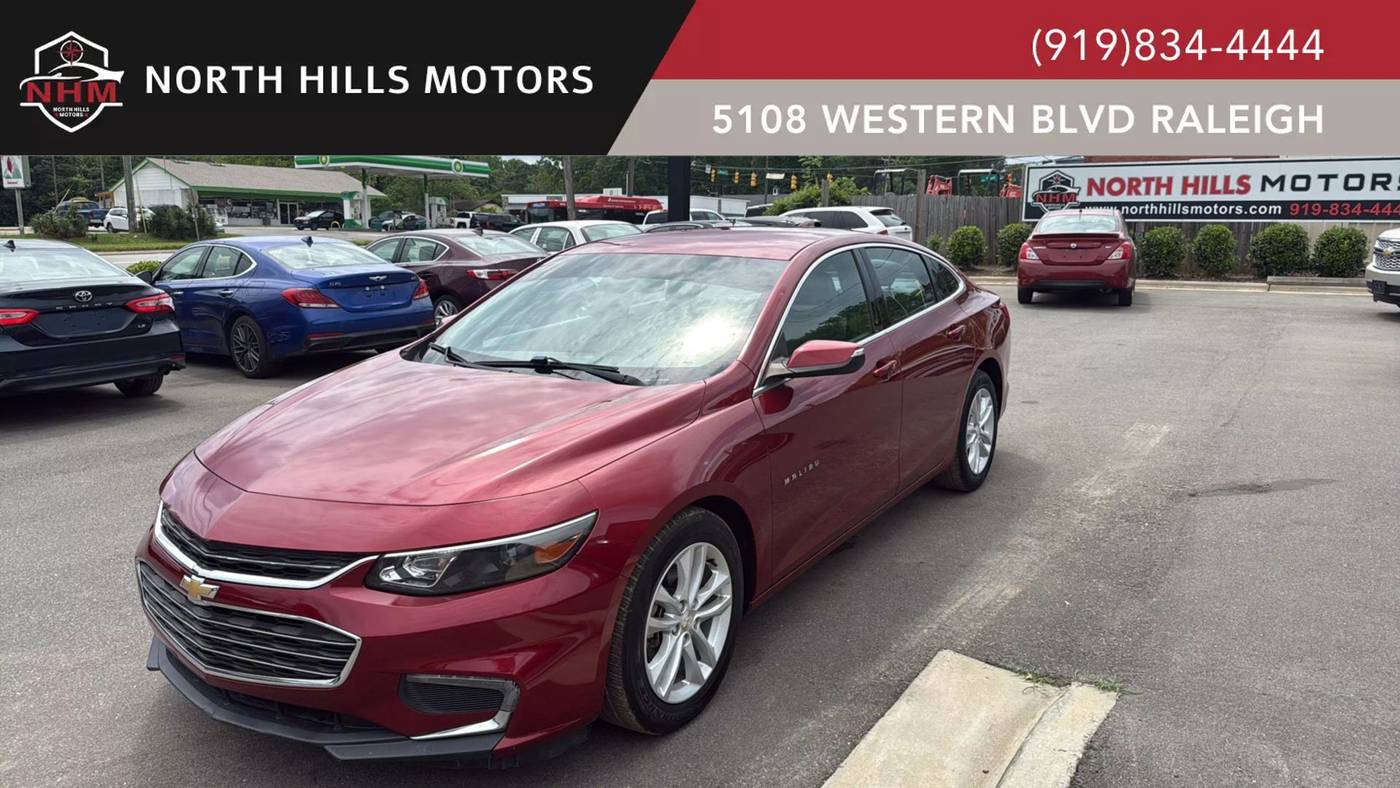 2018 Chevrolet Malibu LT — Sedan — 38,146 mi — Raleigh, NC