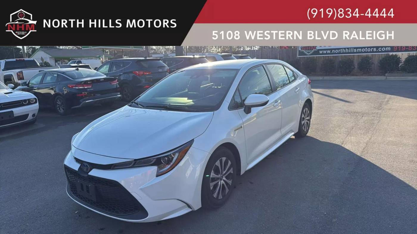2021 Toyota Corolla Hybrid LE — Sedan — 61,705 mi — Raleigh, NC
