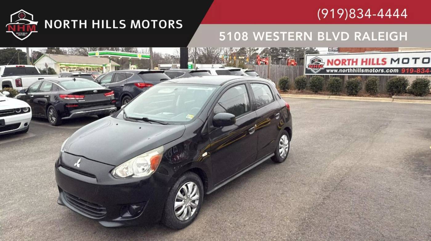 2015 Mitsubishi Mirage DE — Hatchback — 70,240 mi — Raleigh, NC