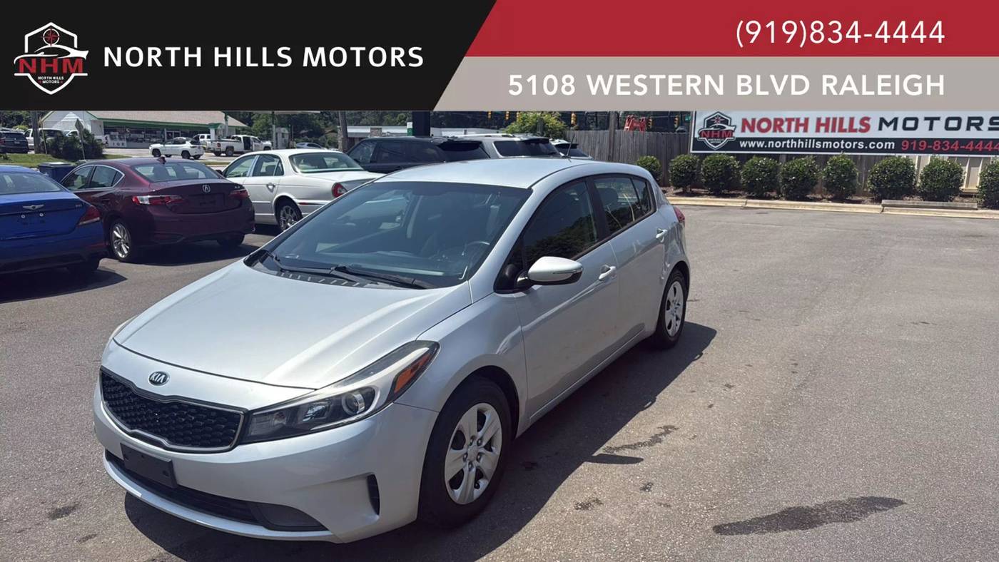 2017 Kia Forte LX — Hatchback — 85,741 mi — Raleigh, NC