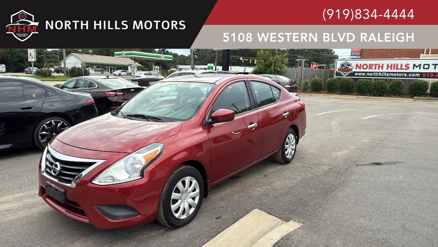 2019 Nissan Versa SV — Sedan — 81,848 mi — Raleigh, NC
