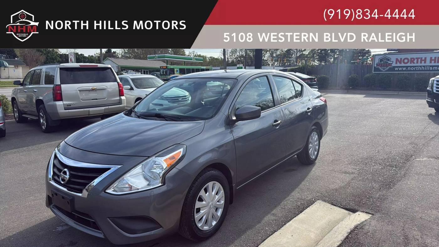 2018 Nissan Versa S Plus — Sedan — 74,032 mi — Raleigh, NC