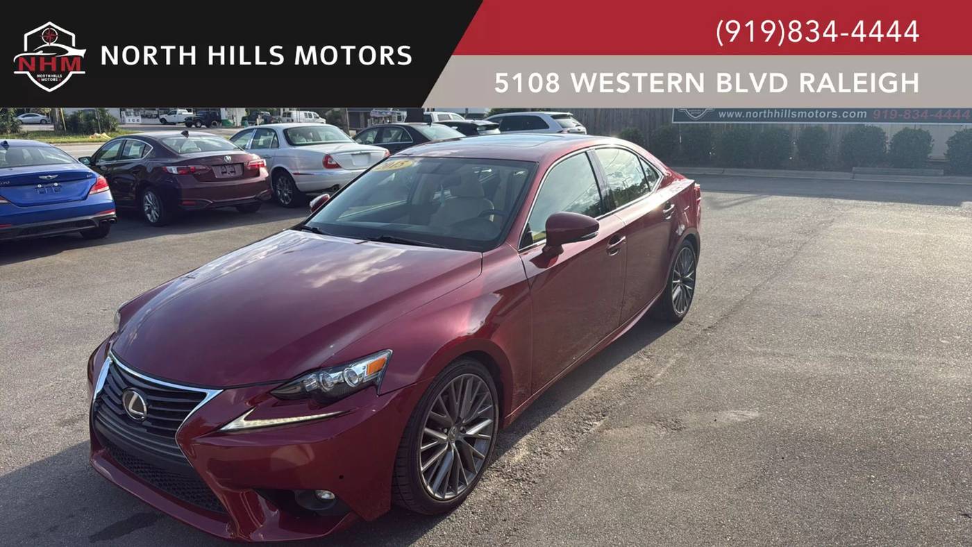 2015 Lexus IS IS 250 — Sedan — 147,616 mi — Raleigh, NC