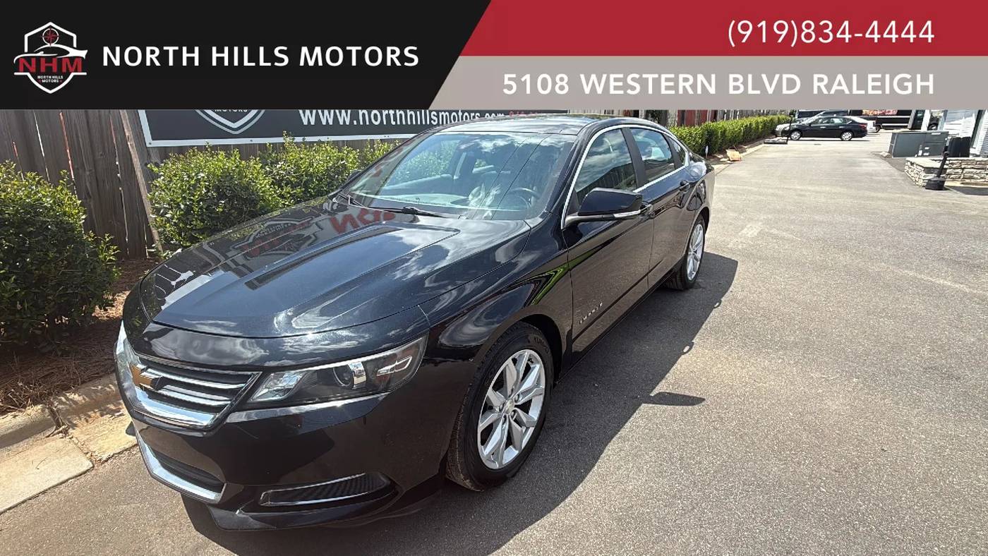 2016 Chevrolet Impala LT — Sedan — 84,585 mi — Raleigh, NC