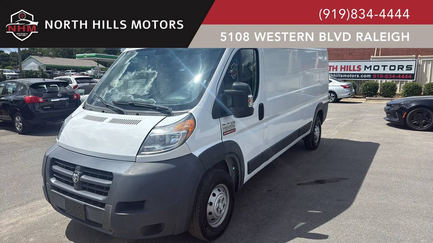 2017 Ram ProMaster Cargo Van 2500 — Cargo Van — 87,405 mi — Raleigh, NC