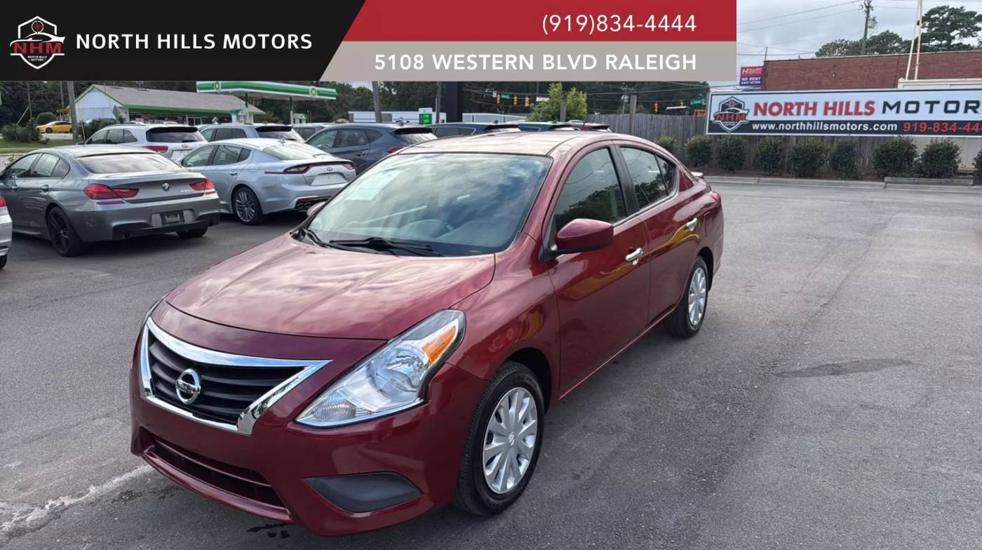 2017 Nissan Versa 1.6 SV — Sedan — 81,225 mi — Raleigh, NC