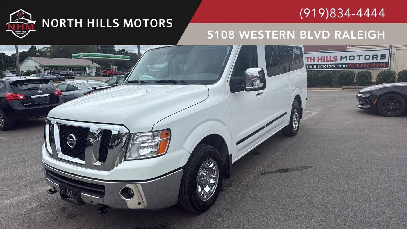 2019 Nissan NV Passenger NV3500 HD SL — Passenger Van — 100,265 mi — Raleigh, NC