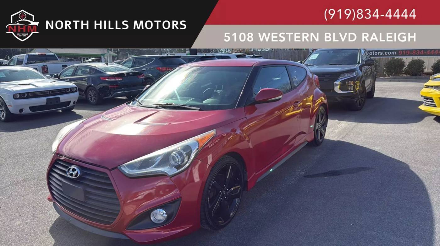 2013 Hyundai Veloster Turbo — Hatchback — 131,941 mi — Raleigh, NC
