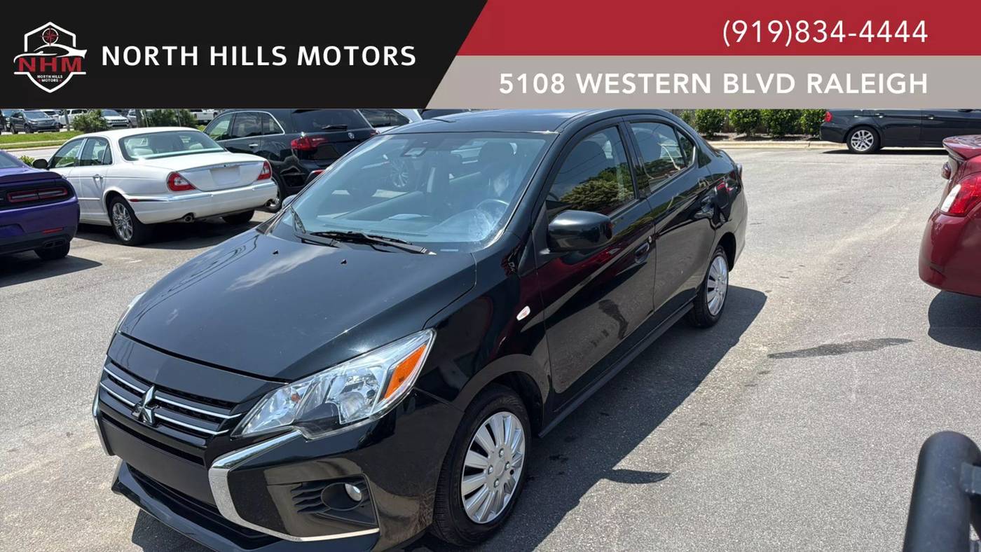 2022 Mitsubishi Mirage Black Edition — Sedan — 49,626 mi — Raleigh, NC