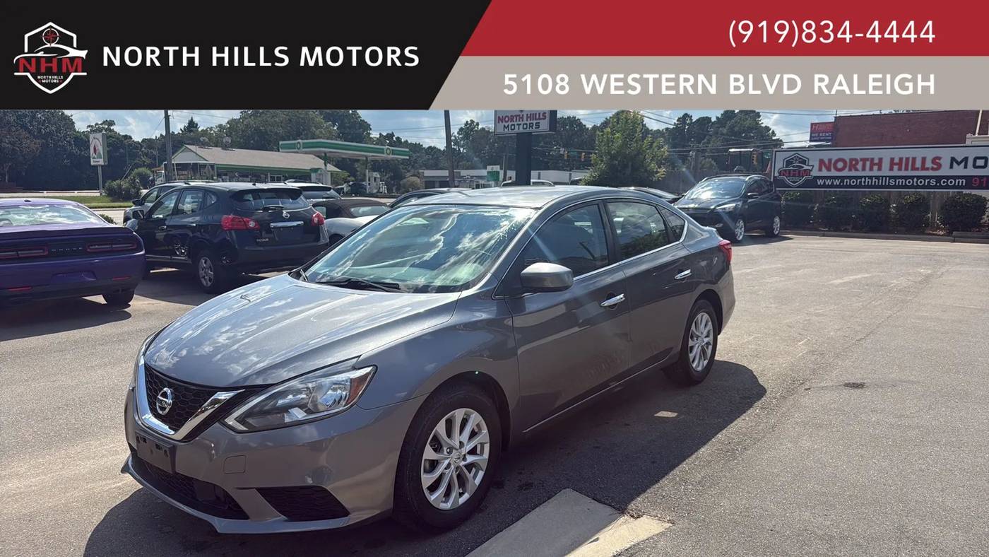 2019 Nissan Sentra SV — Sedan — 74,578 mi — Raleigh, NC