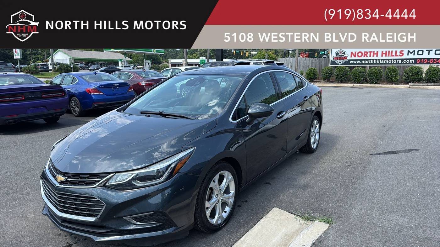 2017 Chevrolet Cruze Premier — Sedan — 103,946 mi — Raleigh, NC