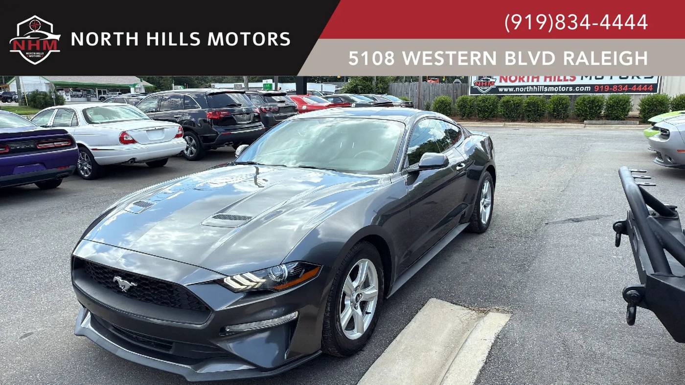 2018 Ford Mustang EcoBoost — Coupe — 87,854 mi — Raleigh, NC