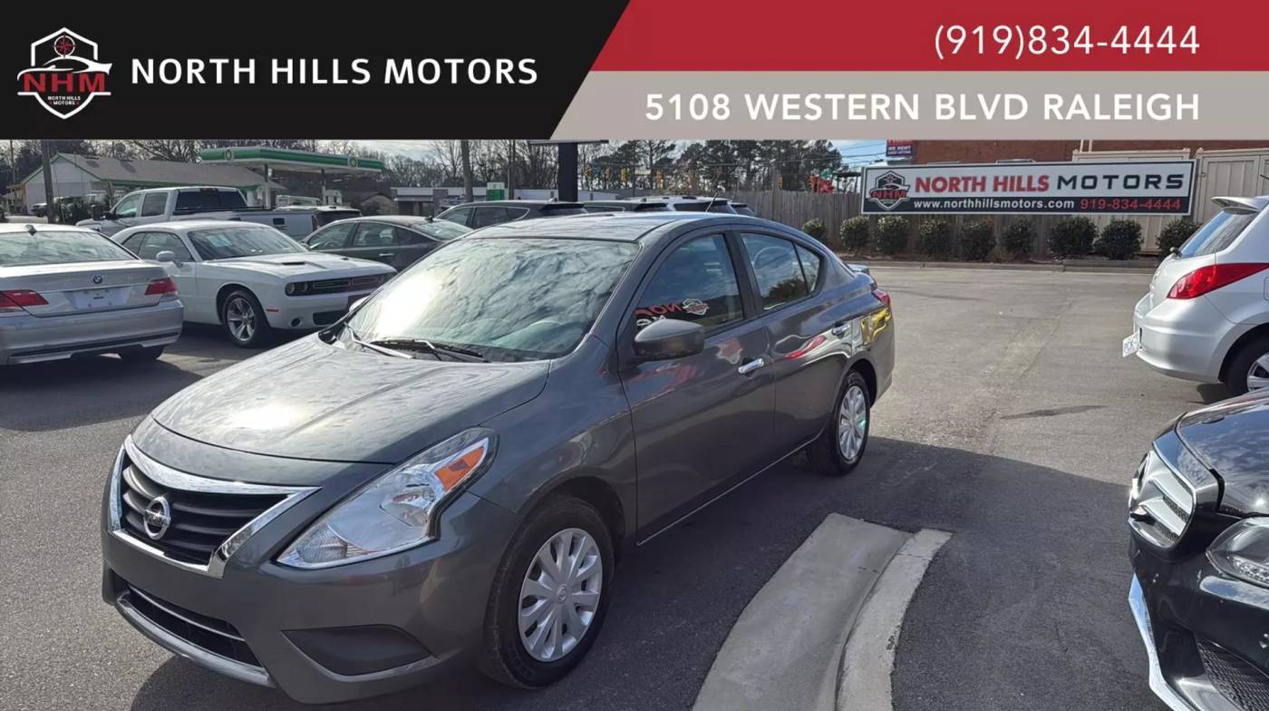 2018 Nissan Versa SV — Sedan — 74,664 mi — Raleigh, NC