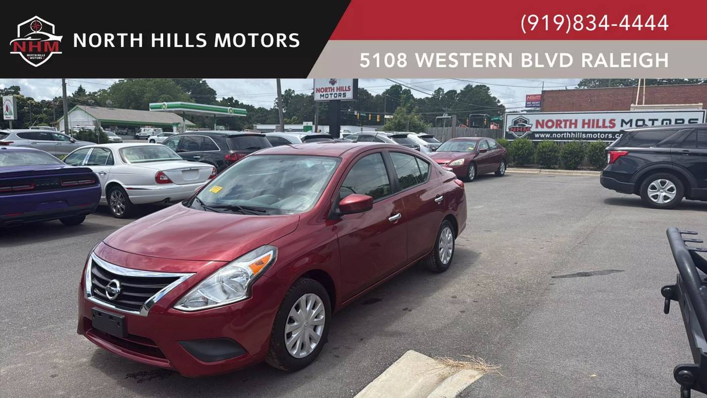 2019 Nissan Versa SV — Sedan — 73,018 mi — Raleigh, NC