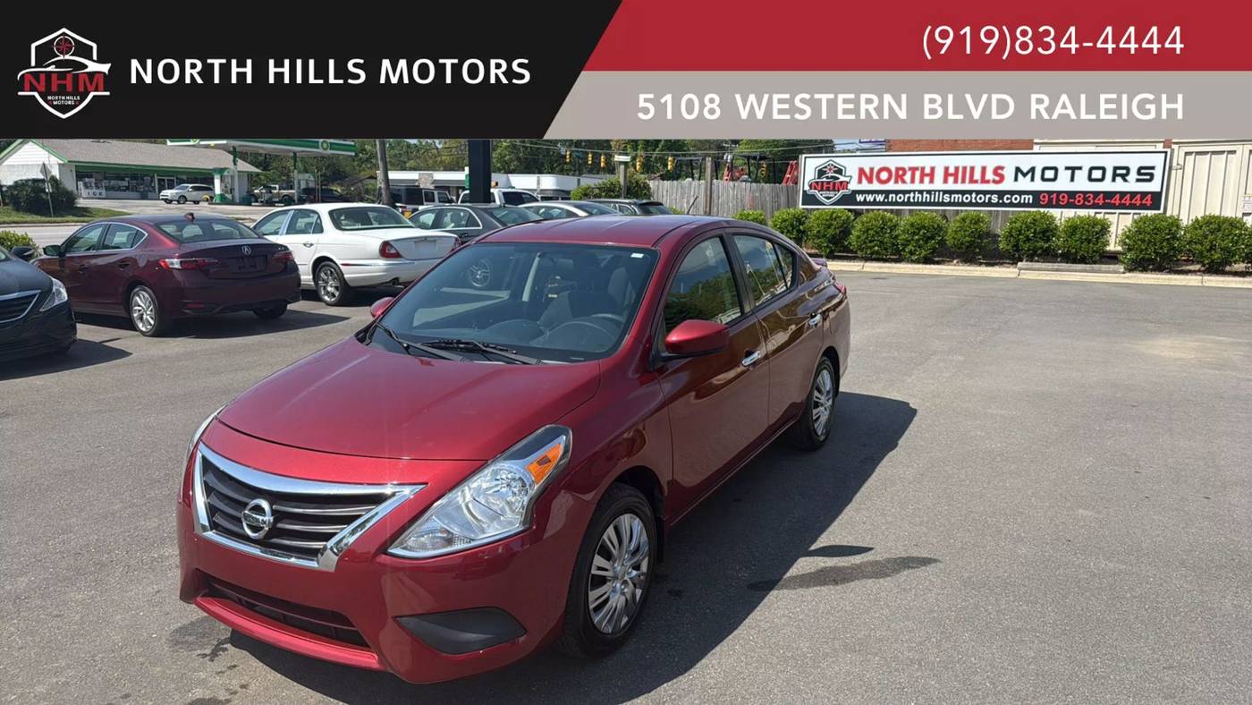2019 Nissan Versa SV — Sedan — 64,615 mi — Raleigh, NC