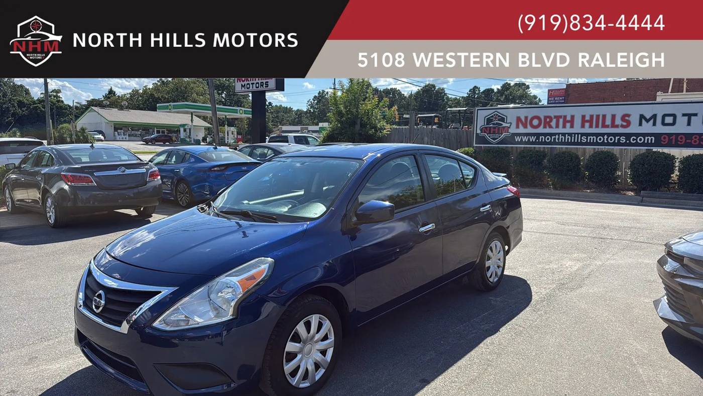 2019 Nissan Versa SV — Sedan — 62,587 mi — Raleigh, NC