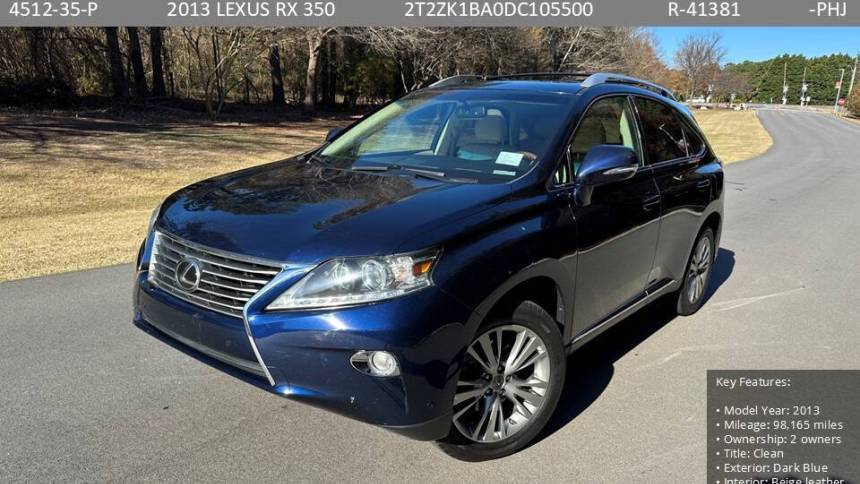 2013 Lexus RX RX 350 — SUV — 98,250 mi — Raleigh, NC