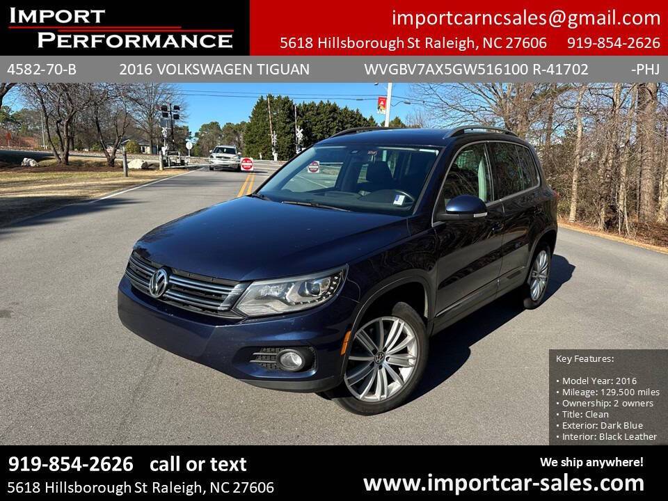 2016 Volkswagen Tiguan SE — SUV — 129,500 mi — Raleigh, NC