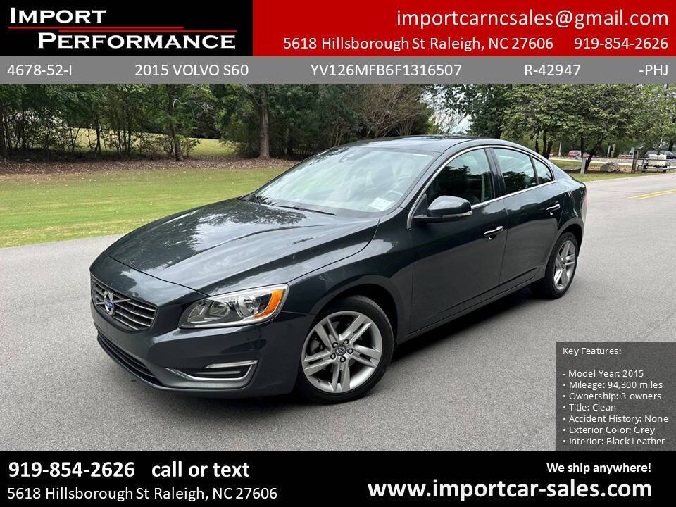 2015 Volvo S60 Premier — Sedan — 94,300 mi — Raleigh, NC