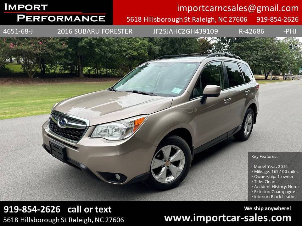 2016 Subaru Forester 2.5i Limited — SUV — 165,100 mi — Raleigh, NC