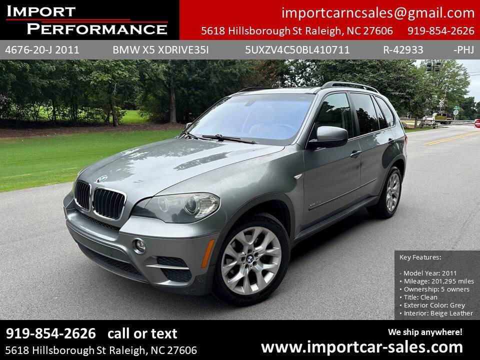 2011 BMW X5 35i — SUV — 205,300 mi — Raleigh, NC