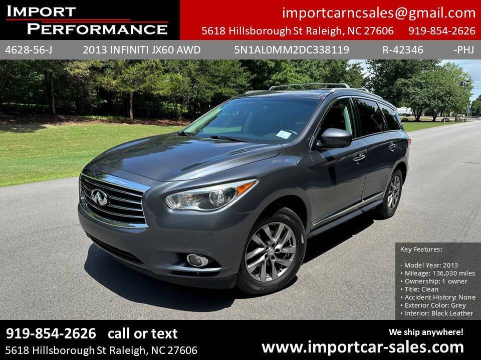 2013 INFINITI JX35 Standard — SUV — 136,030 mi — Raleigh, NC